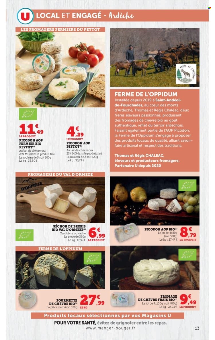 Catalogue SUPER U - Engagés pour soutenir nos partenaires locaux Ardèche (2025-09-09 - 2025-09-21)