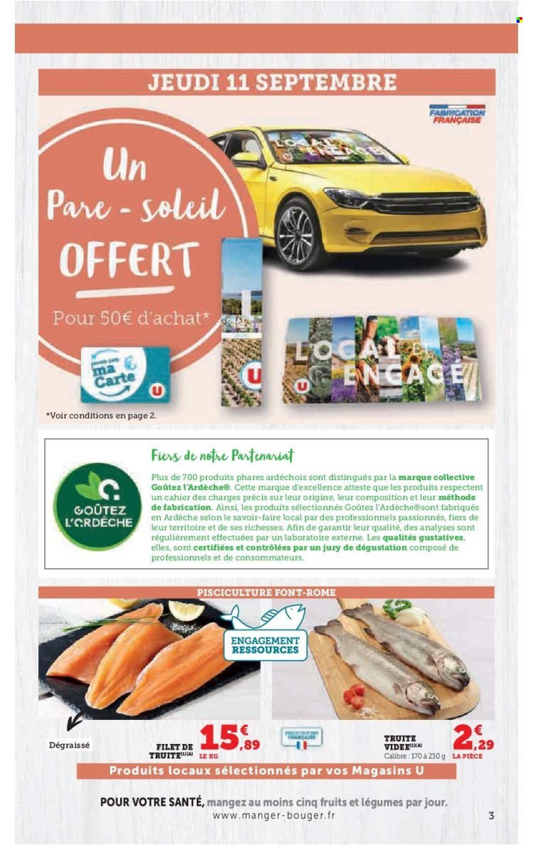 Catalogue SUPER U - Engagés pour soutenir nos partenaires locaux Ardèche (2025-09-09 - 2025-09-21)