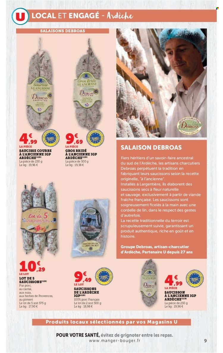 Catalogue SUPER U - Engagés pour soutenir nos partenaires locaux Ardèche (2025-09-09 - 2025-09-21)