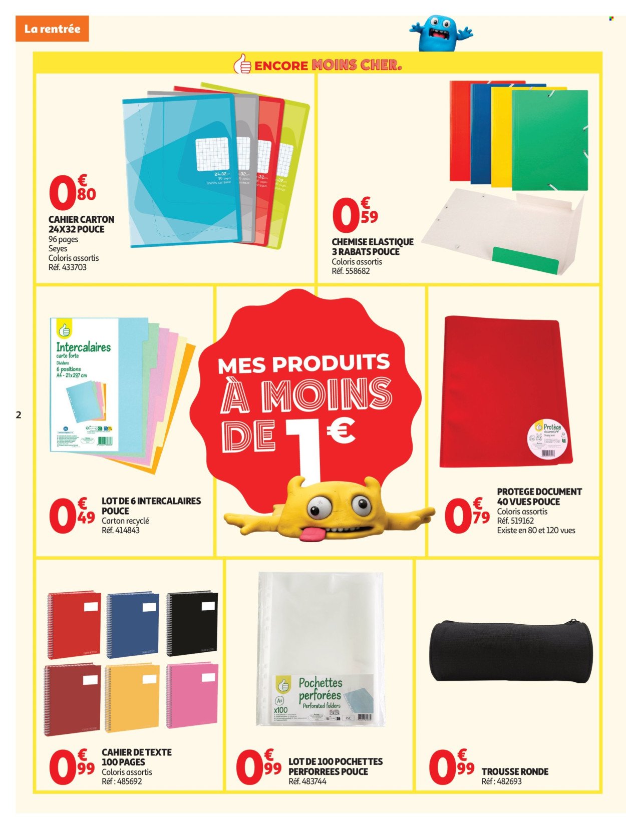 Catalogue AUCHAN - Rentrée scolaire hypers