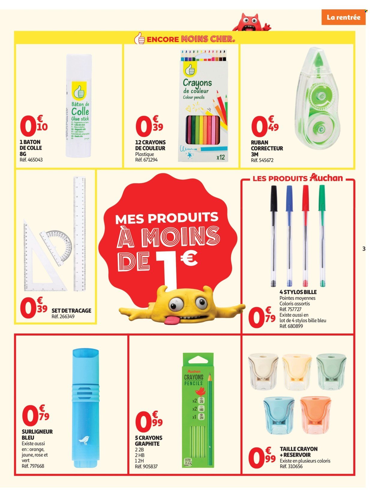 Catalogue AUCHAN - Rentrée scolaire hypers