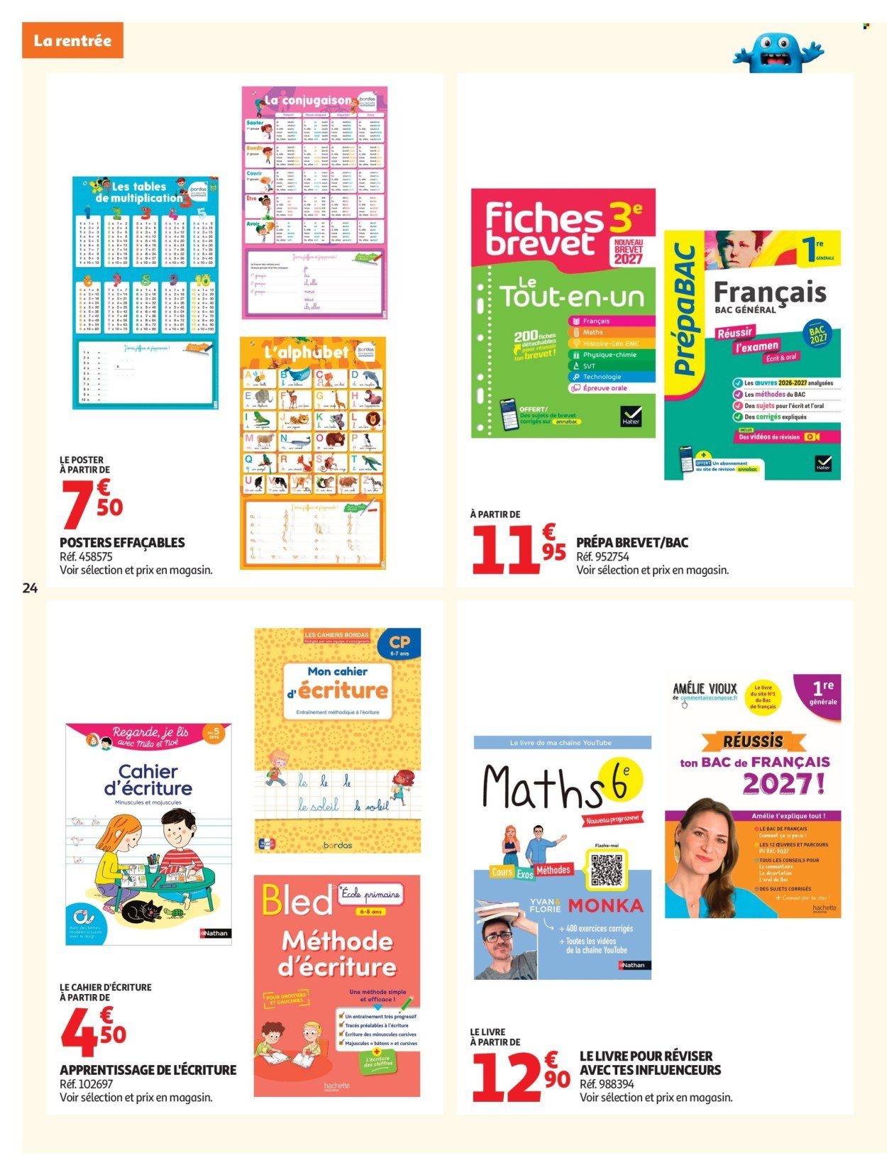 Catalogue AUCHAN - Rentrée scolaire hypers