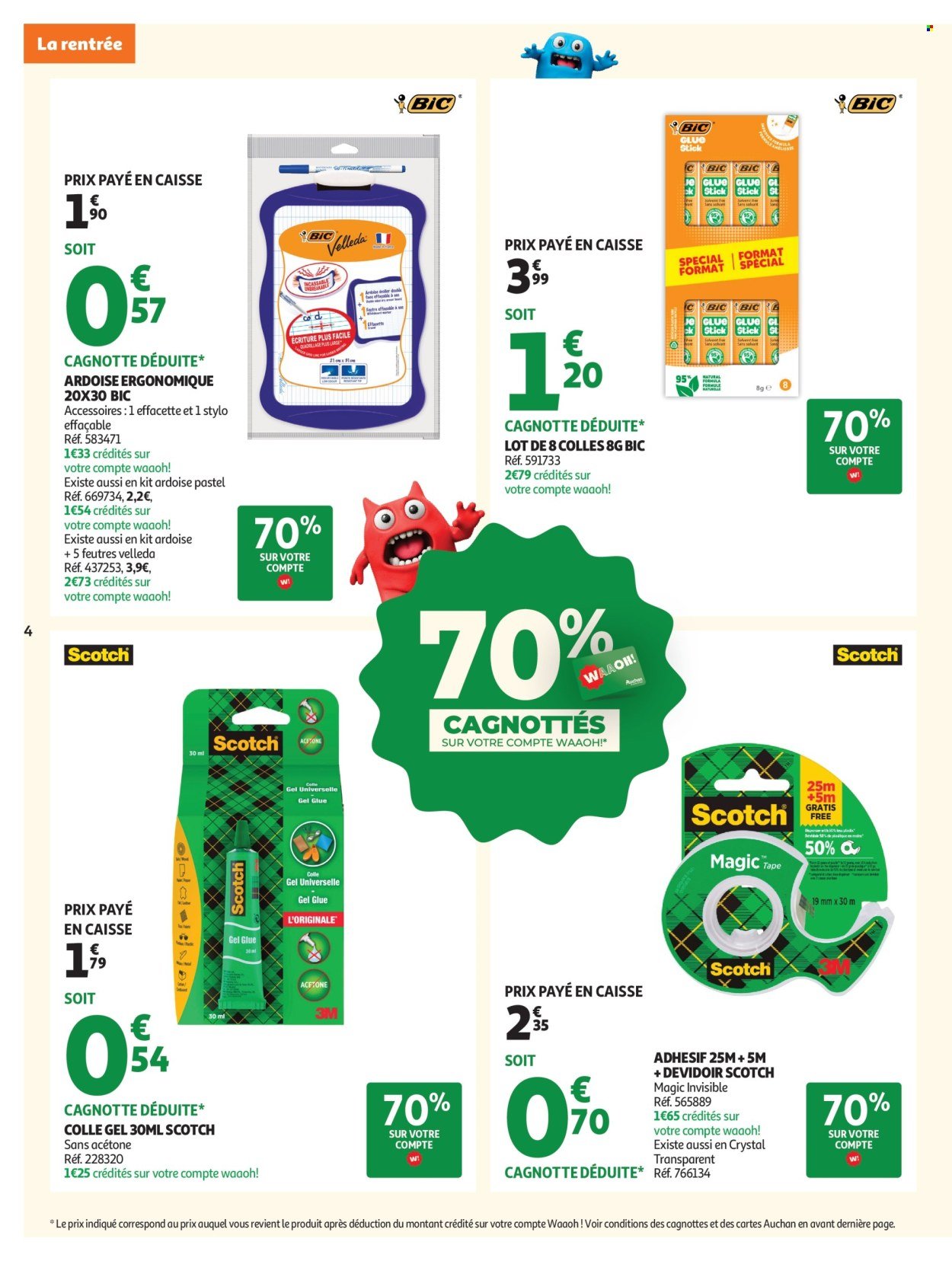 Catalogue AUCHAN - Rentrée scolaire hypers