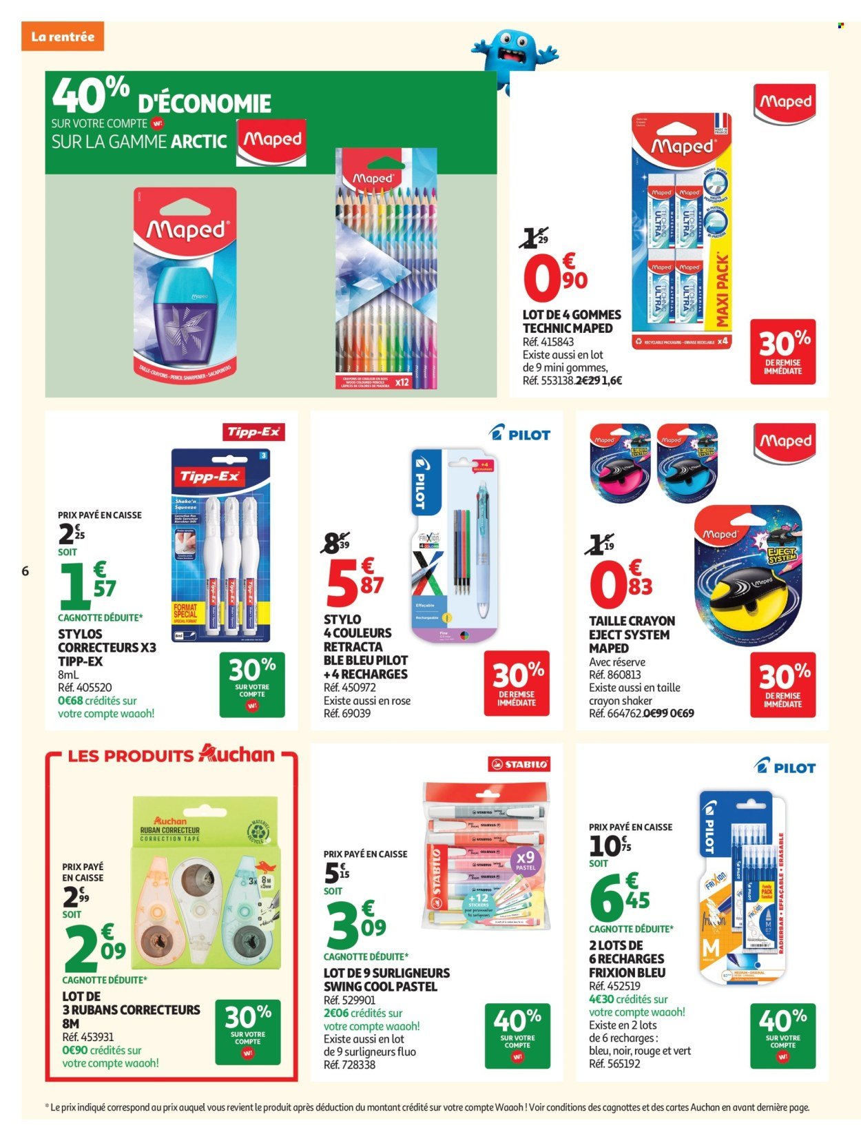 Catalogue AUCHAN - Rentrée scolaire hypers