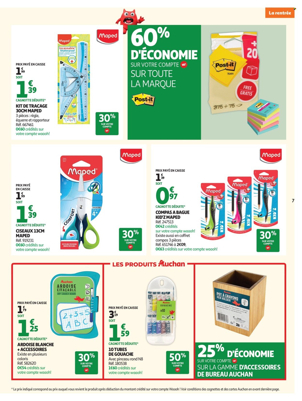 Catalogue AUCHAN - Rentrée scolaire hypers