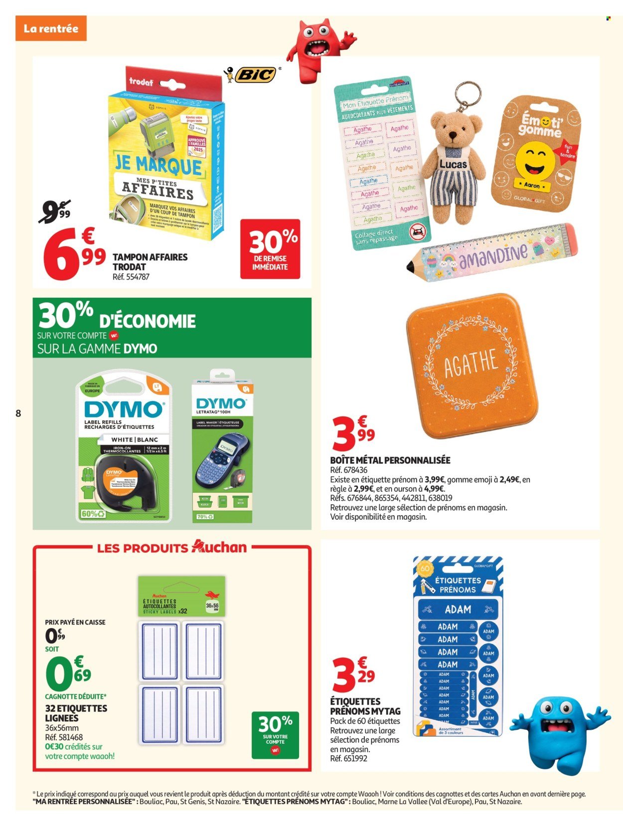 Catalogue AUCHAN - Rentrée scolaire hypers