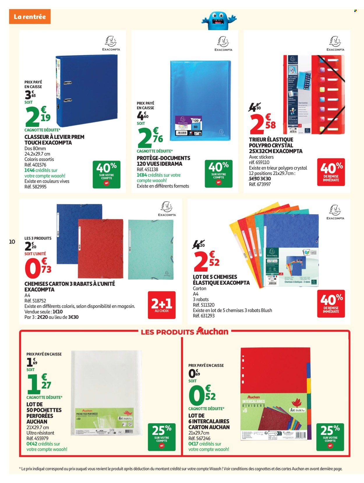 Catalogue AUCHAN - Rentrée scolaire hypers