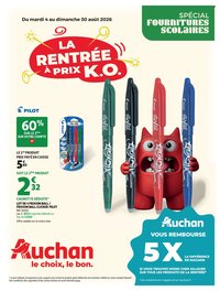 Catalogue AUCHAN - Rentrée scolaire hypers