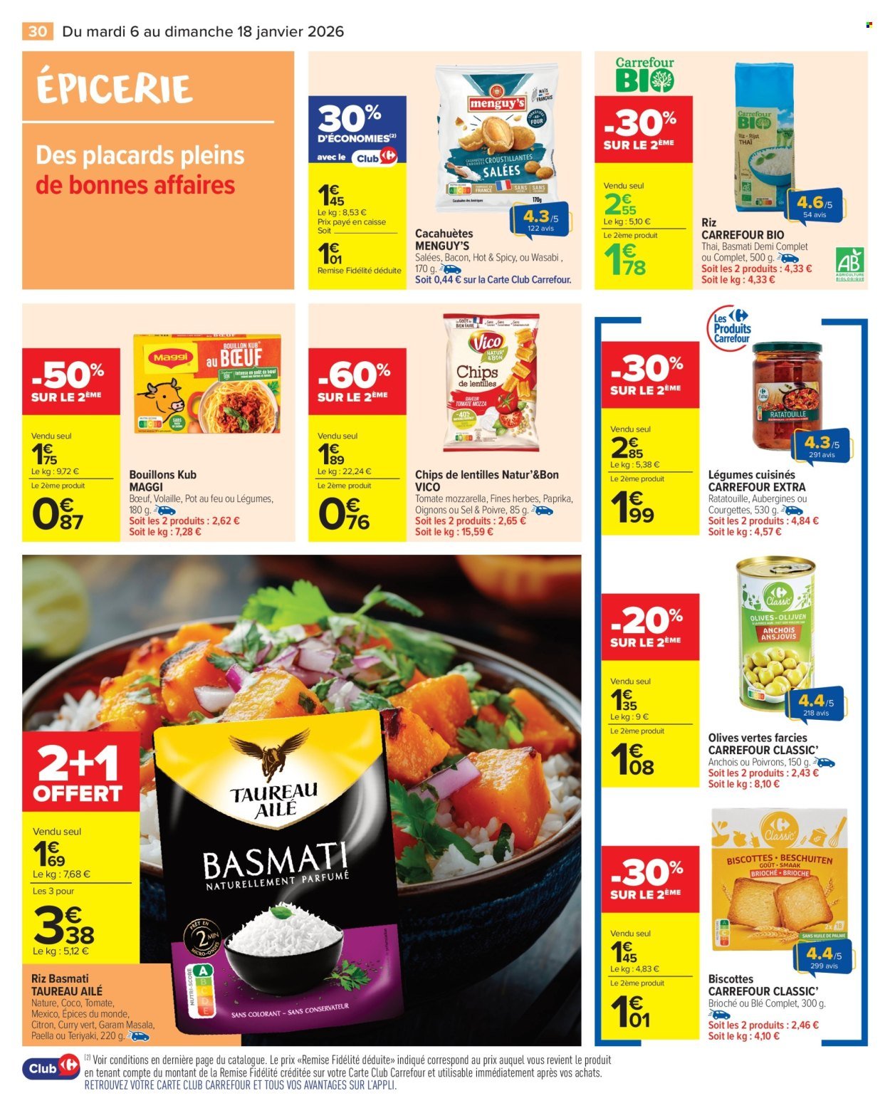 Catalogue CARREFOUR MARKET - 50 ANS DES PRODUITS CARREFOUR (2026-01-06 - 2026-01-18)