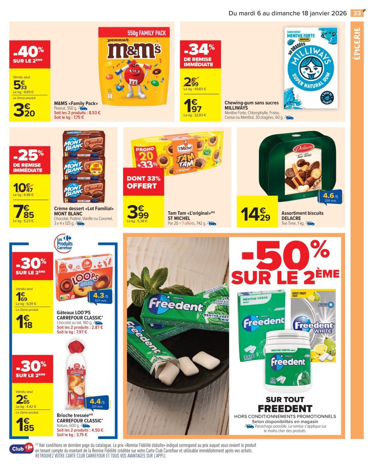 Catalogue CARREFOUR MARKET - 50 ANS DES PRODUITS CARREFOUR (2026-01-06 - 2026-01-18)