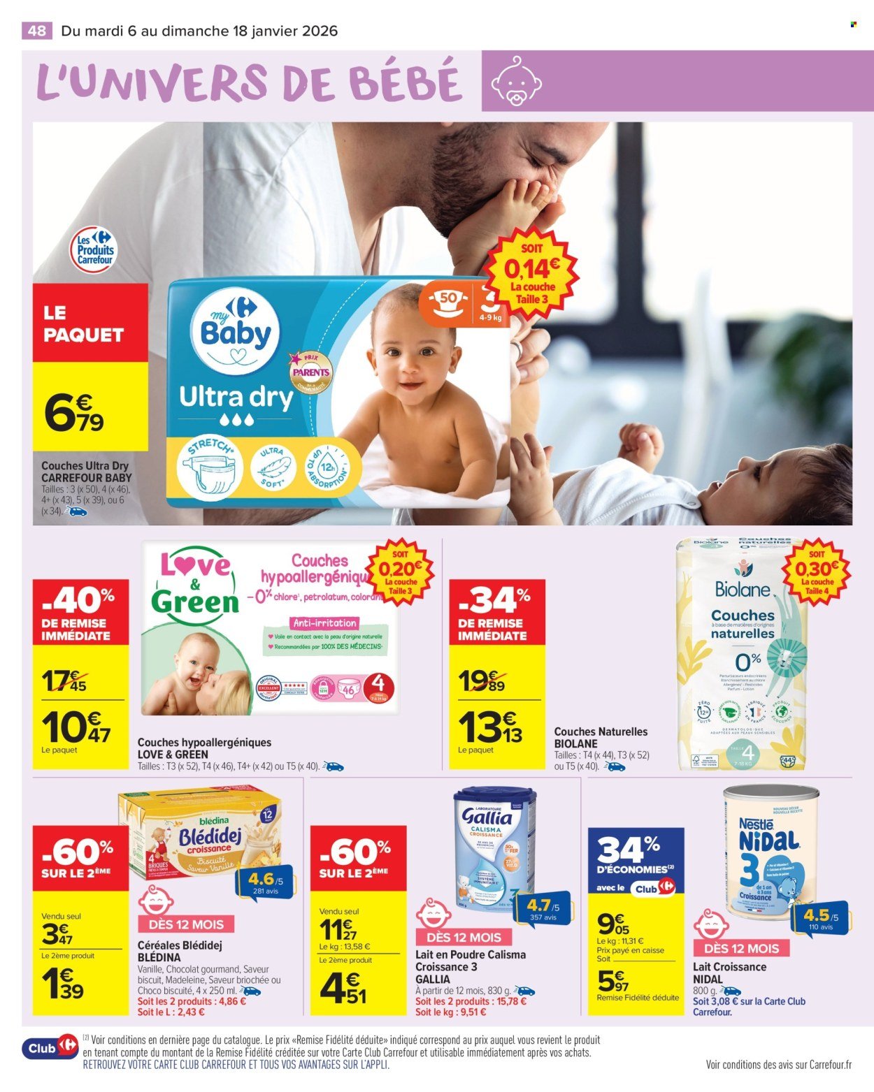 Catalogue CARREFOUR MARKET - 50 ANS DES PRODUITS CARREFOUR (2026-01-06 - 2026-01-18)