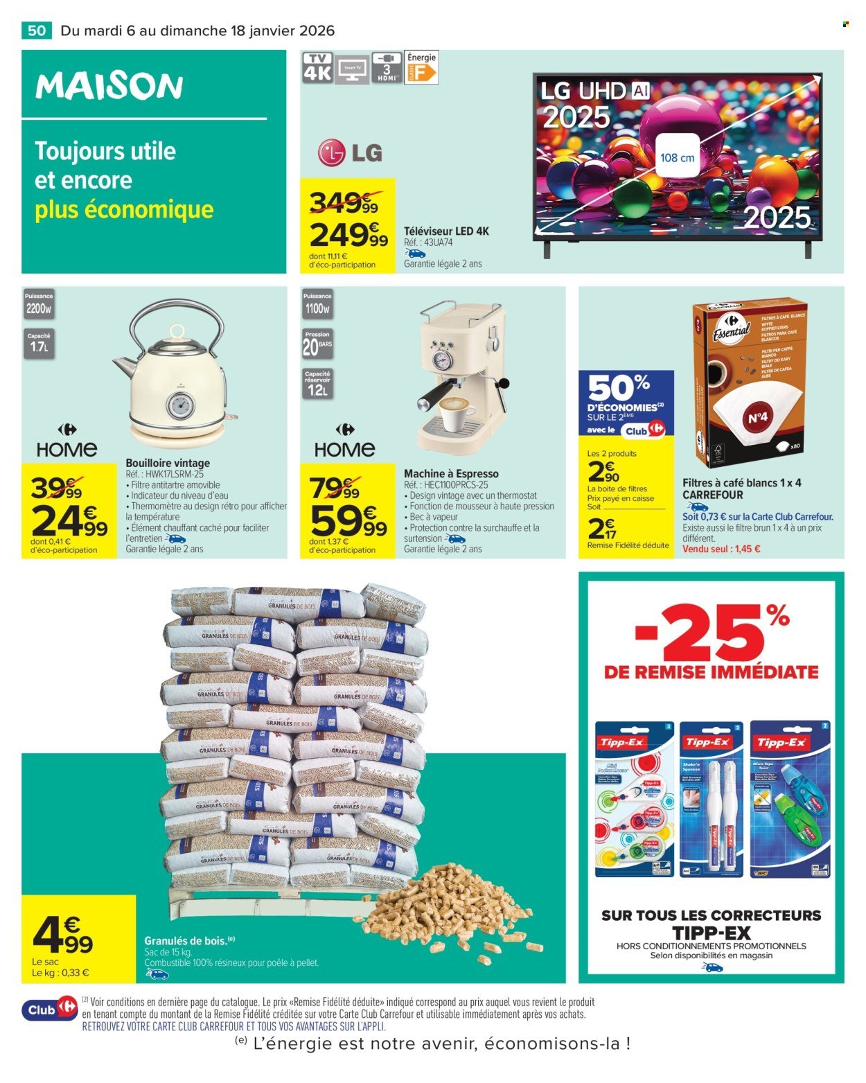 Catalogue CARREFOUR MARKET - 50 ANS DES PRODUITS CARREFOUR (2026-01-06 - 2026-01-18)
