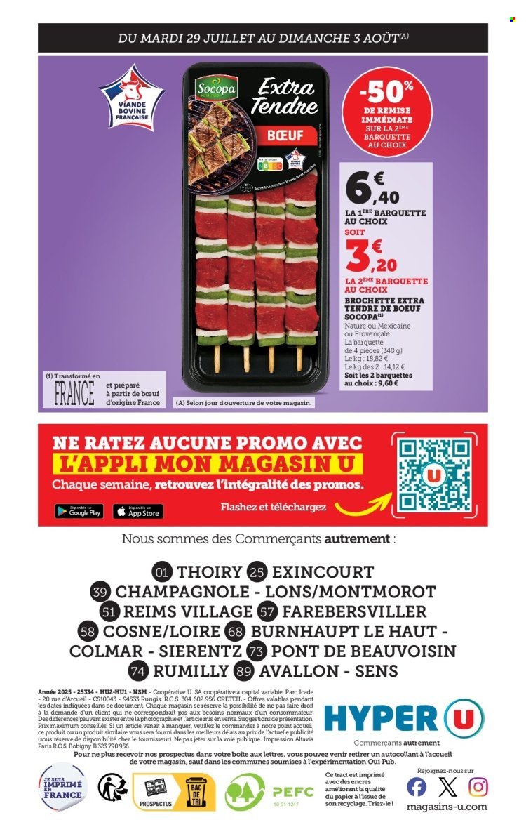 Catalogue HYPER U - Les prix bas de la semaine (2025-07-29 - 2025-08-10)