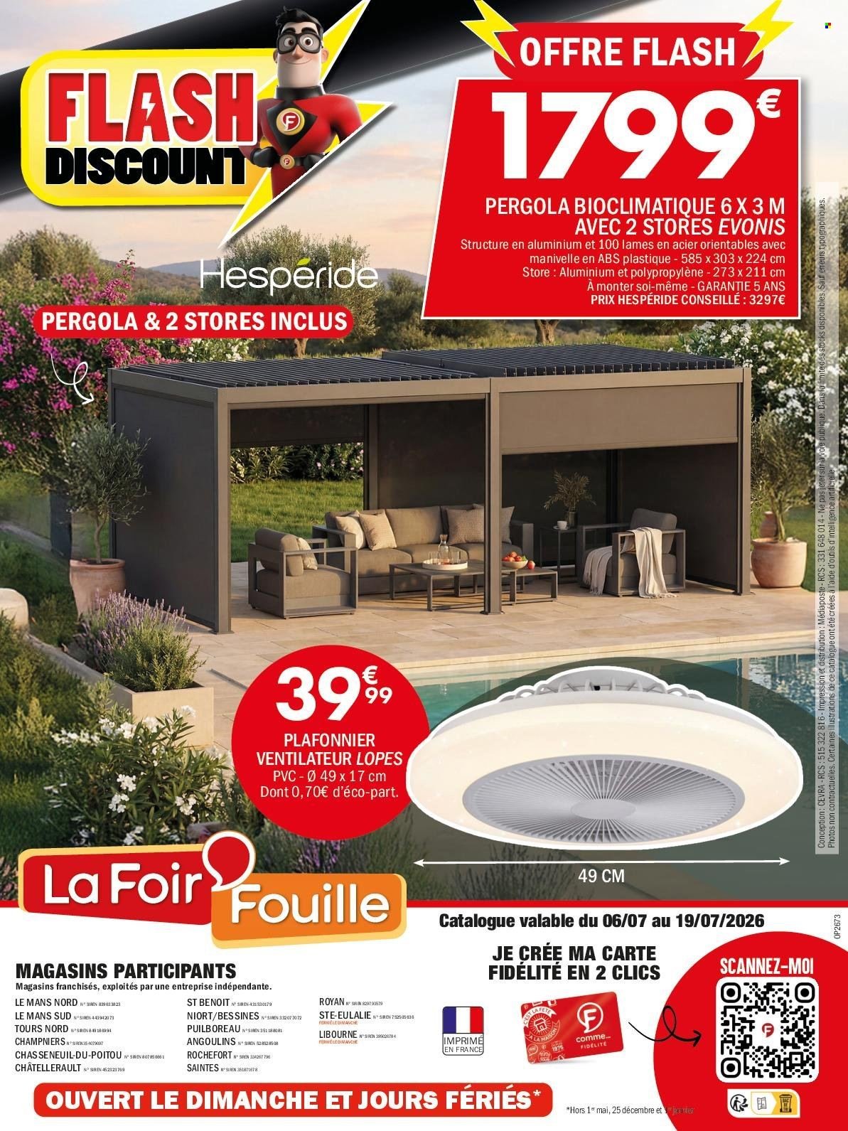 Catalogue LA FOIR'FOUILLE - Du lundi 6 juillet 2026
