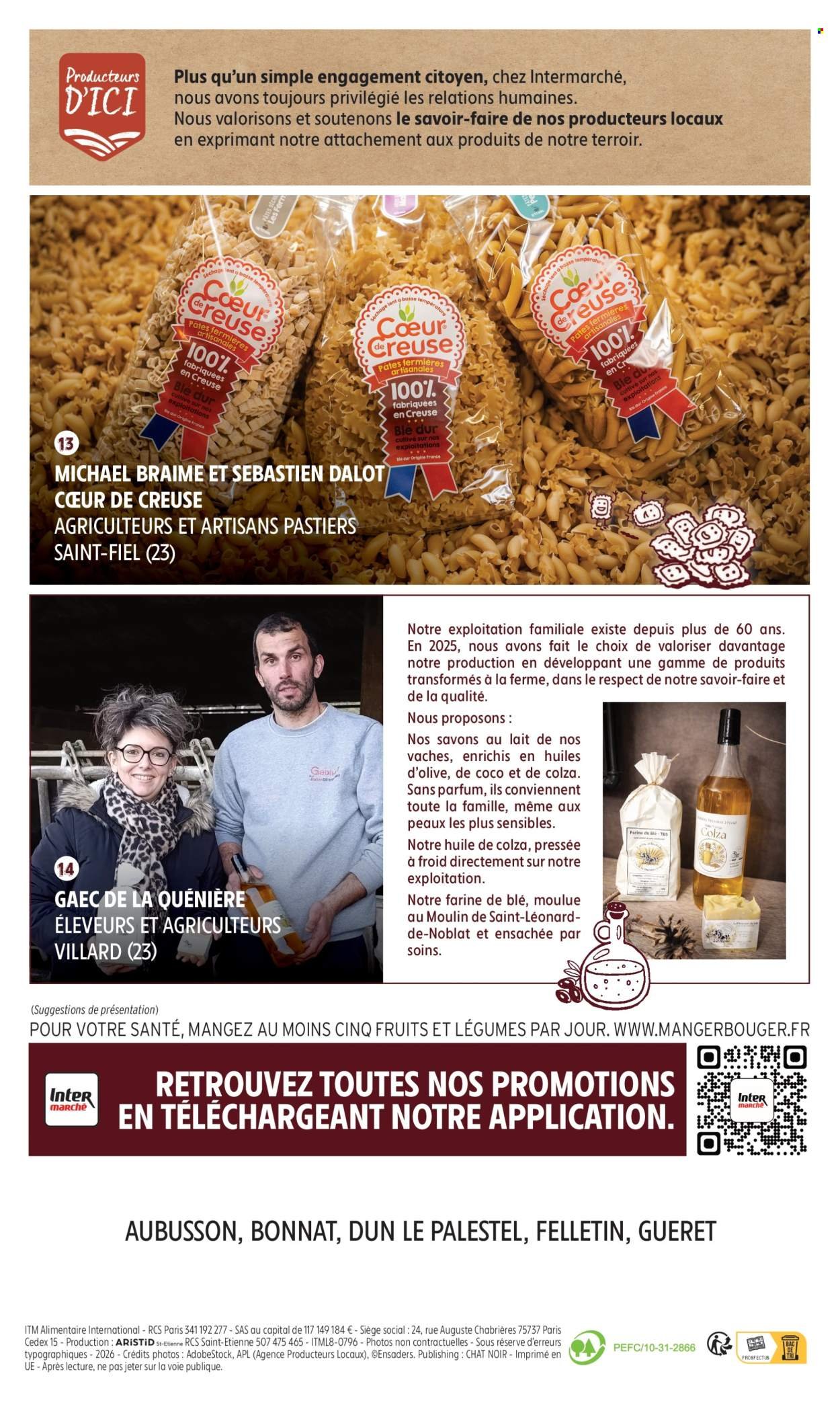 Catalogue INTERMARCHÉ - LA QUINZAINE DES PRODUCTEURS LOCAUX DE CREUSE