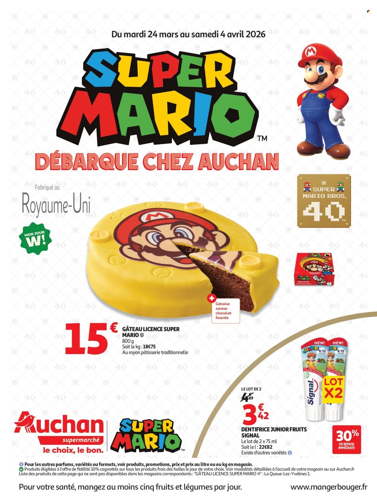 Catalogue AUCHAN - Super Mario Bros supers