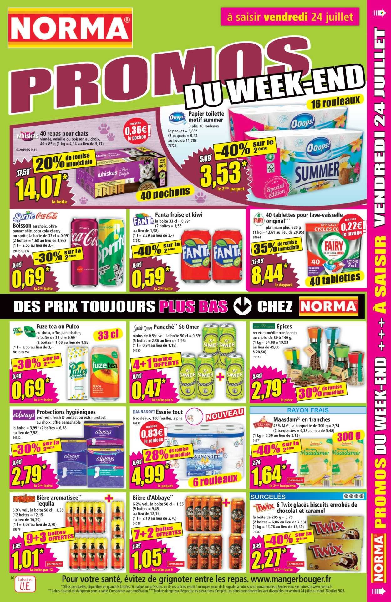 Catalogue NORMA - Du mercredi 22 juillet 2026