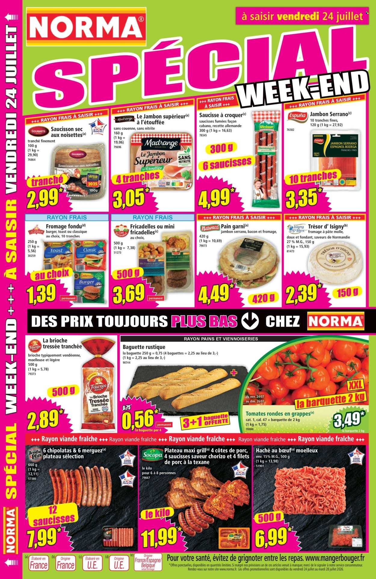 Catalogue NORMA - Du mercredi 22 juillet 2026