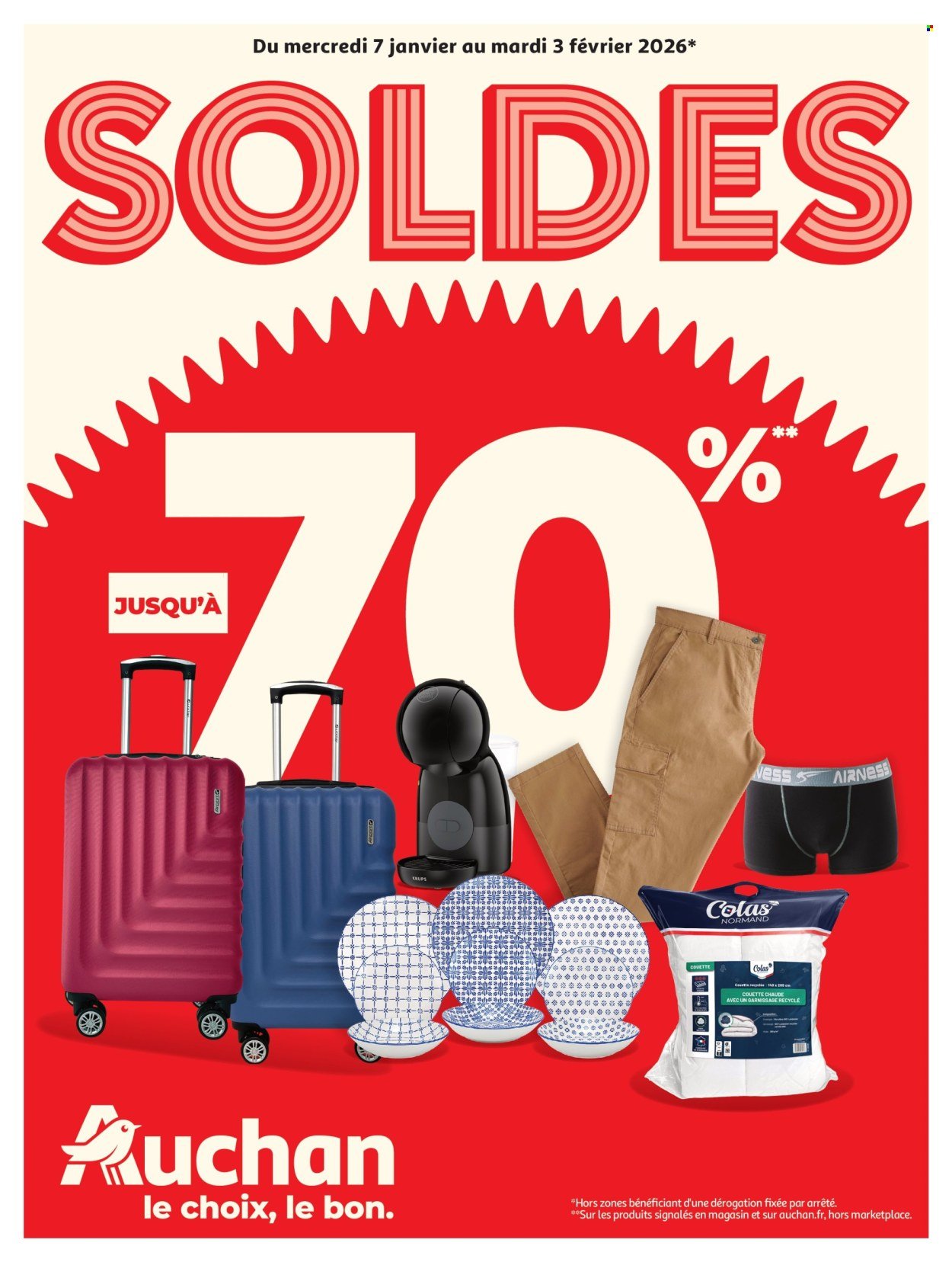 Catalogue AUCHAN - Soldes : jusqu'à -70% !
