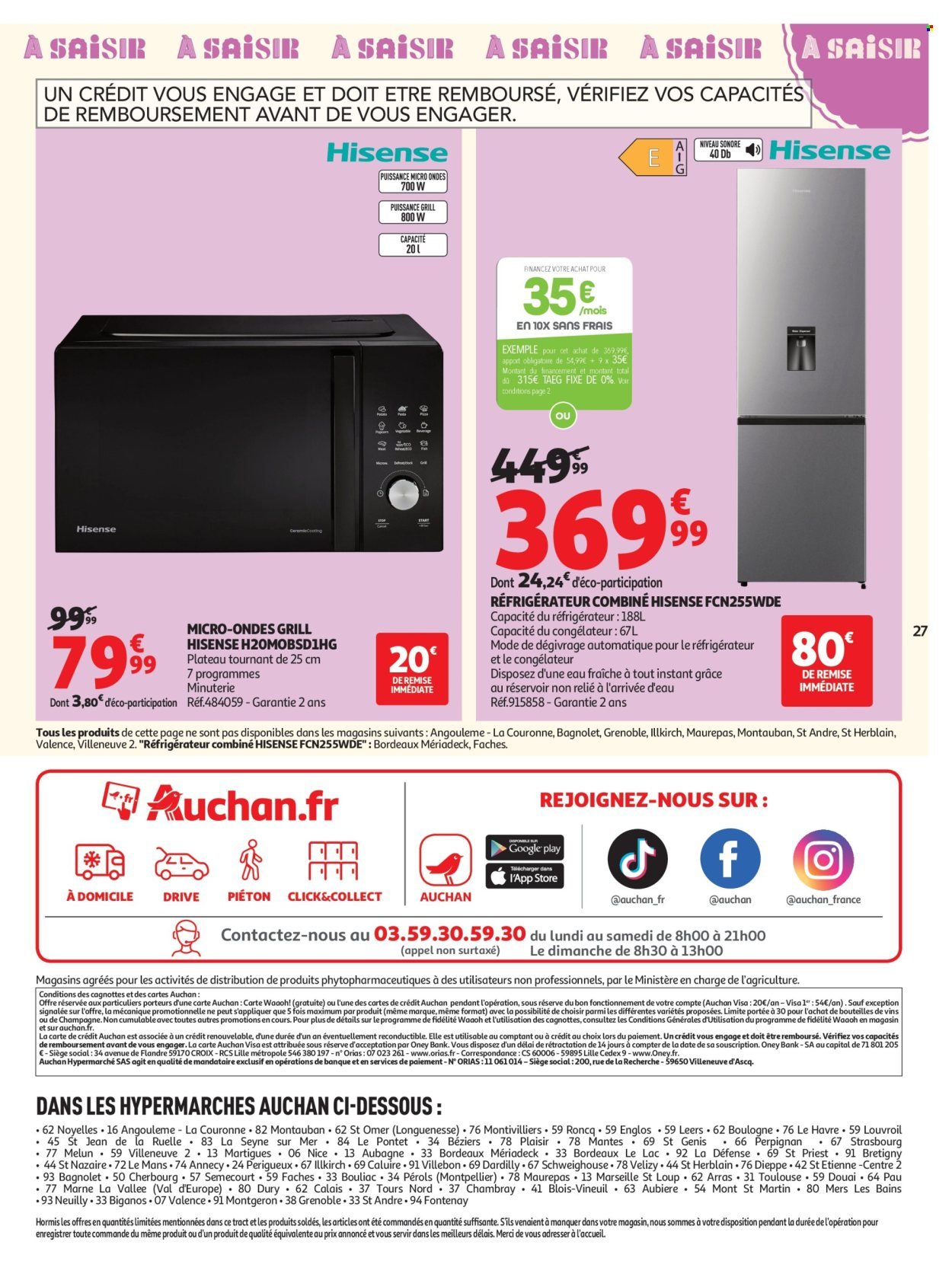 Catalogue AUCHAN - Soldes : jusqu'à -70% ! (2026-01-07 - 2026-02-03)