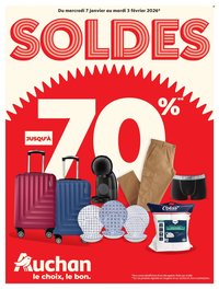 Catalogue AUCHAN - Soldes : jusqu'à -70% !