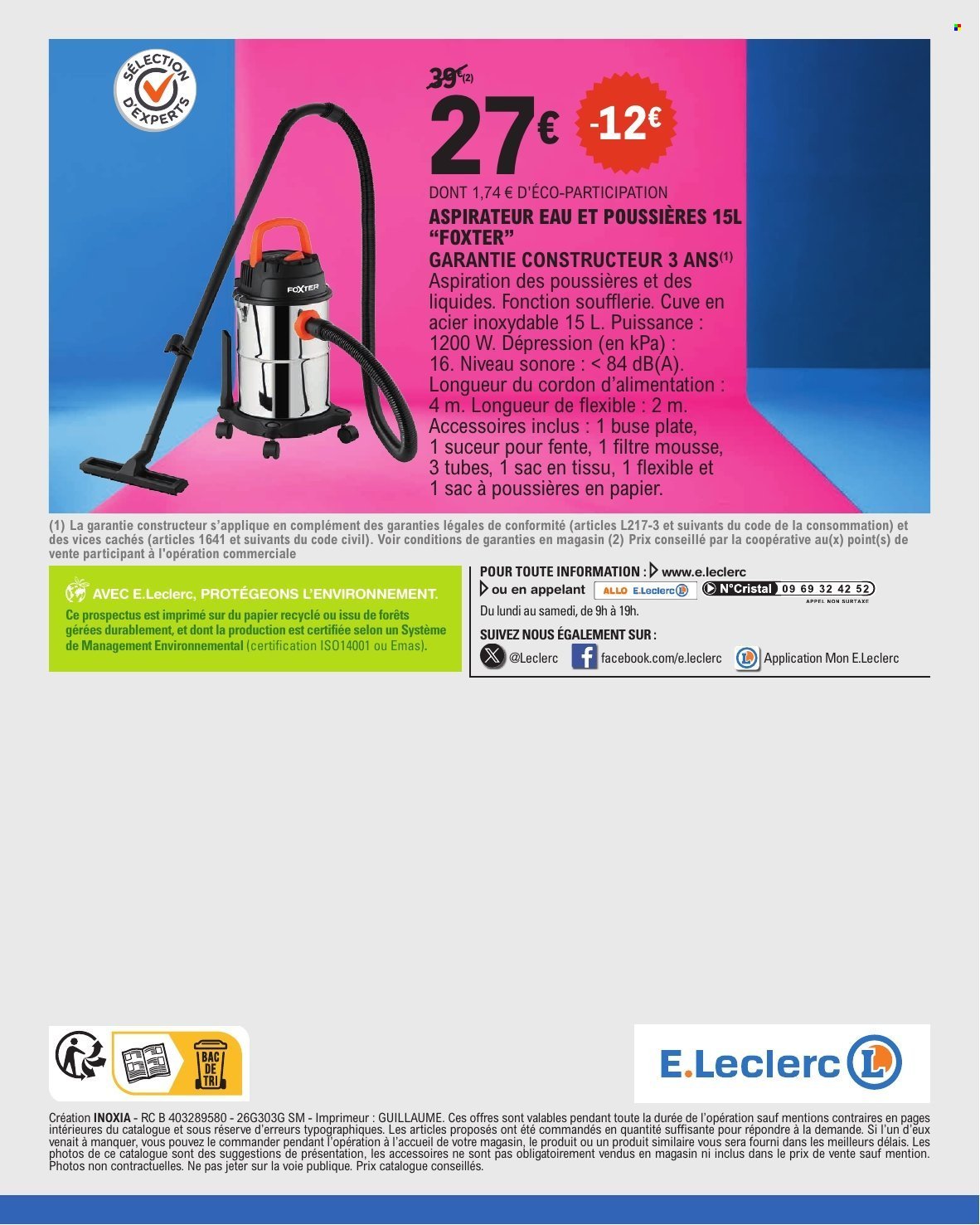 Catalogue E.LECLERC - EVENEMENT