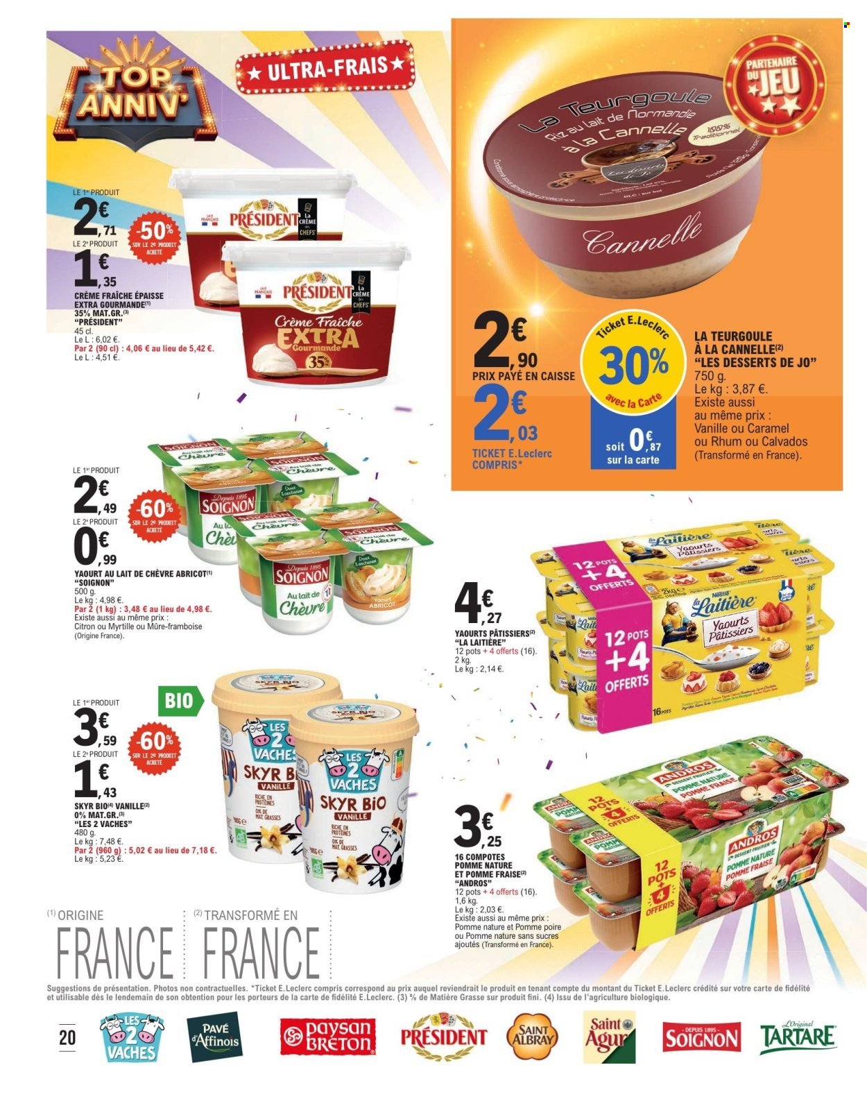 Catalogue E.LECLERC - Anniversaire régional