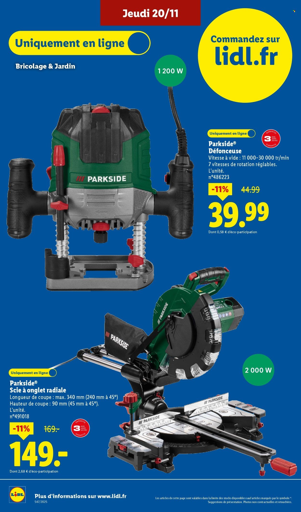 Catalogue LIDL - Les bonnes affaires Exclu Web