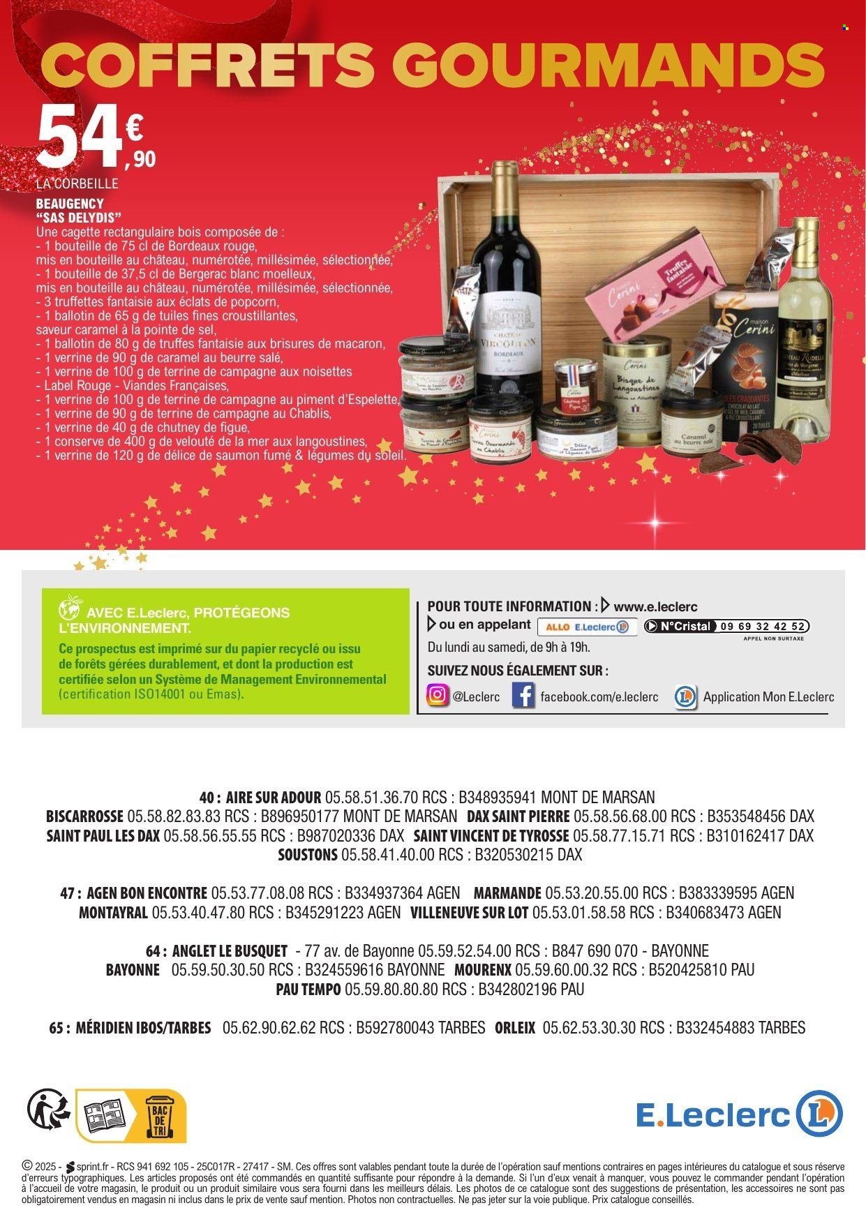 Catalogue E.LECLERC - CORBEILLES 100% DIGITAL