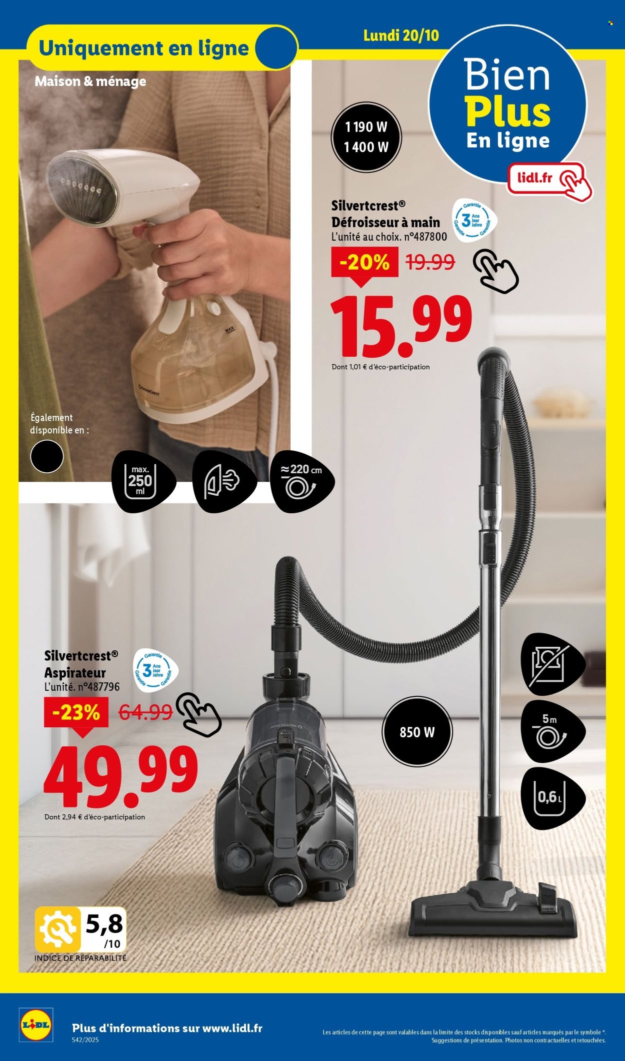 Catalogue LIDL - Les bonnes affaires Exclu Web
