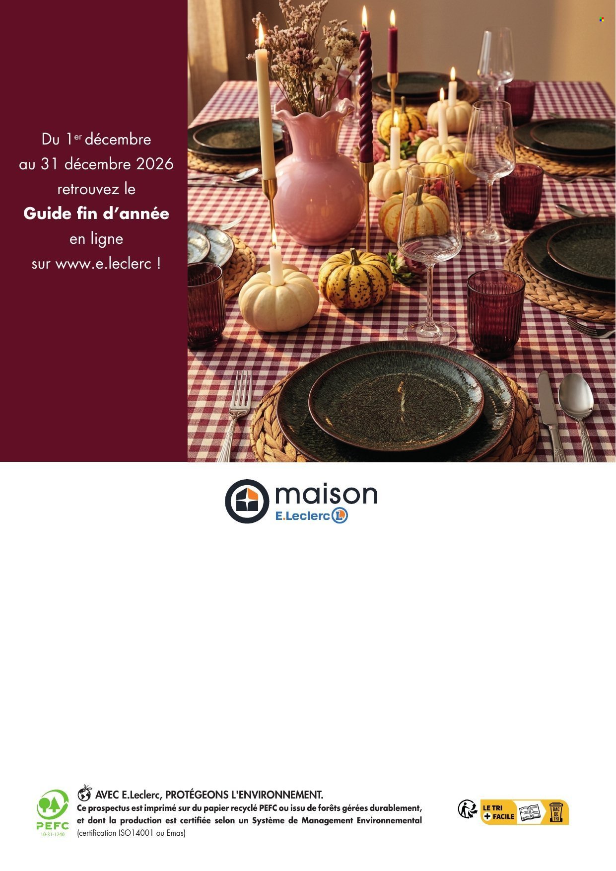 Catalogue E.LECLERC - GUIDE COLLECTION VERALEC AUTOMNE 2026