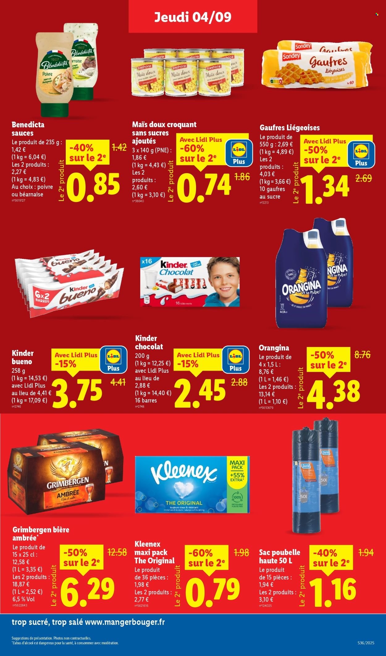 Catalogue LIDL - Les promos de la semaine (2025-09-04 - 2025-09-10)