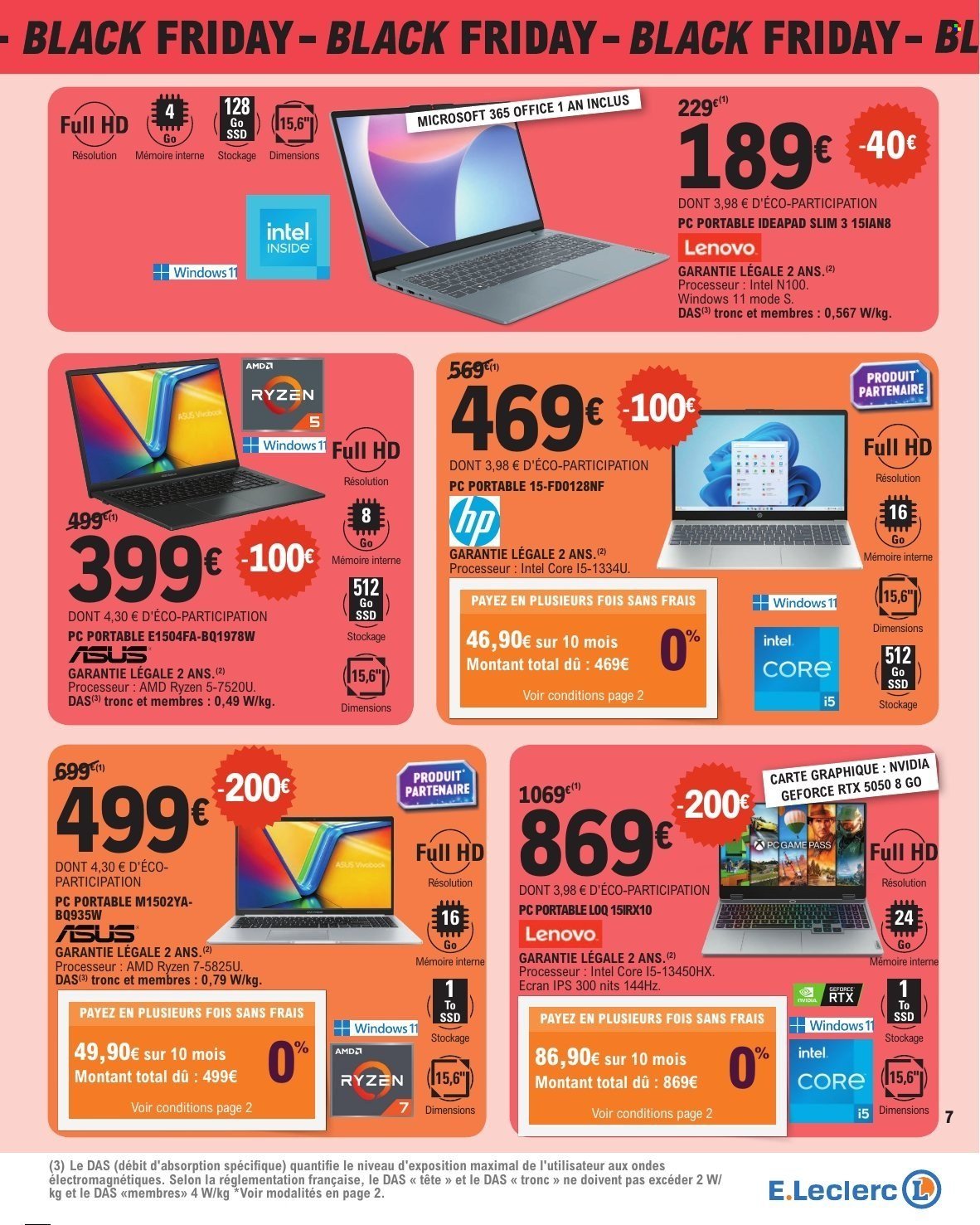 Catalogue E.LECLERC - BLACK FRIDAY
