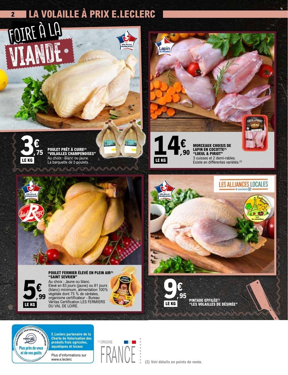 Catalogue E.LECLERC - FOIRE A LA VIANDE JANVIER