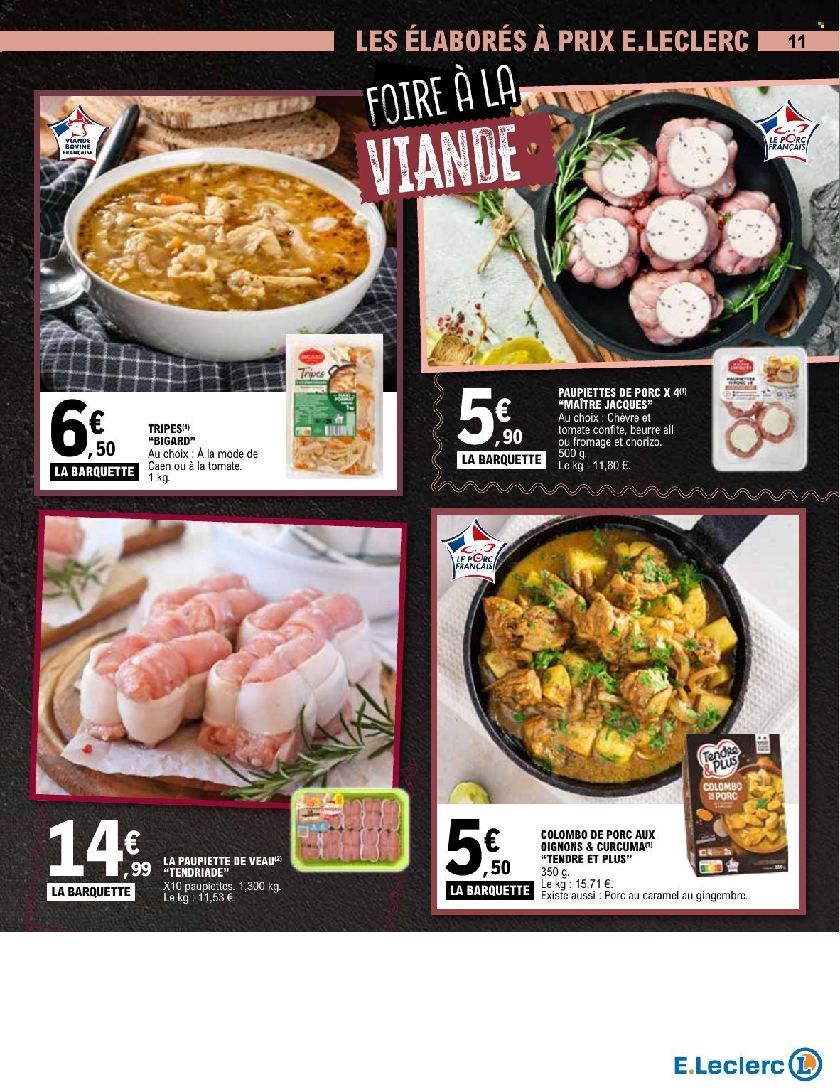 Catalogue E.LECLERC - FOIRE A LA VIANDE JANVIER