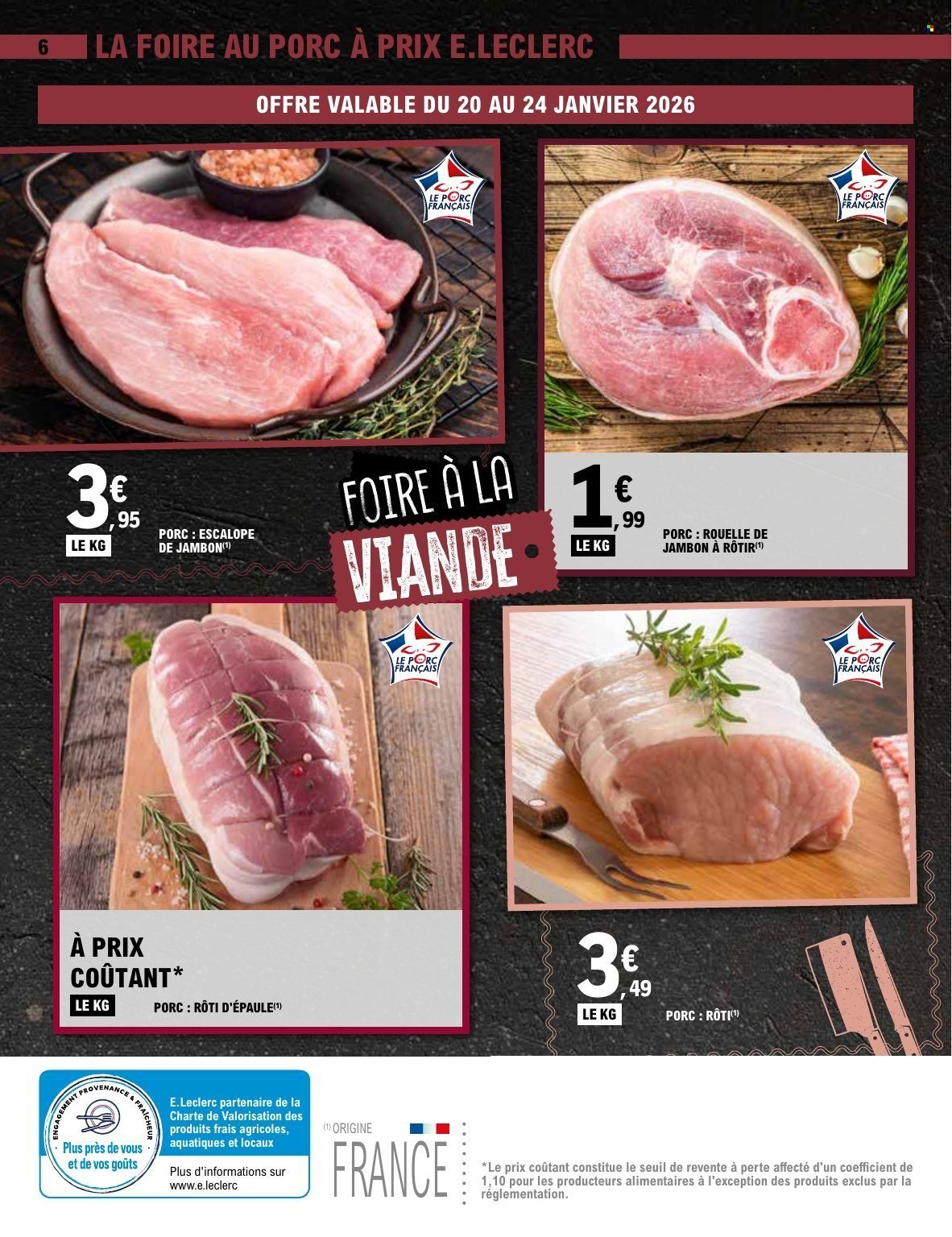 Catalogue E.LECLERC - FOIRE A LA VIANDE JANVIER (2026-01-20 - 2026-01-31)