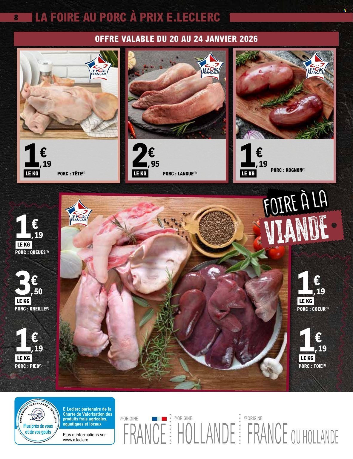 Catalogue E.LECLERC - FOIRE A LA VIANDE JANVIER (2026-01-20 - 2026-01-31)