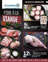 Catalogue E.LECLERC - FOIRE A LA VIANDE JANVIER