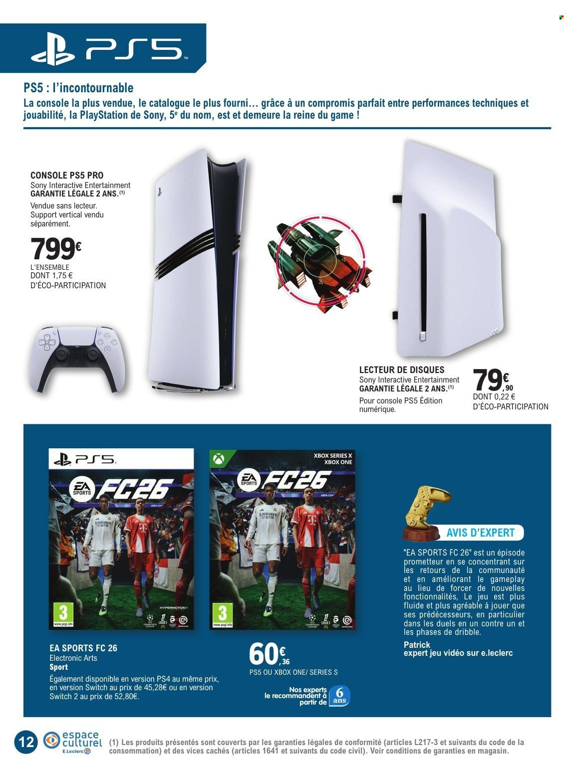 Catalogue E.LECLERC - GUIDE JEU VIDEO (2025-10-21 - 2025-11-08)