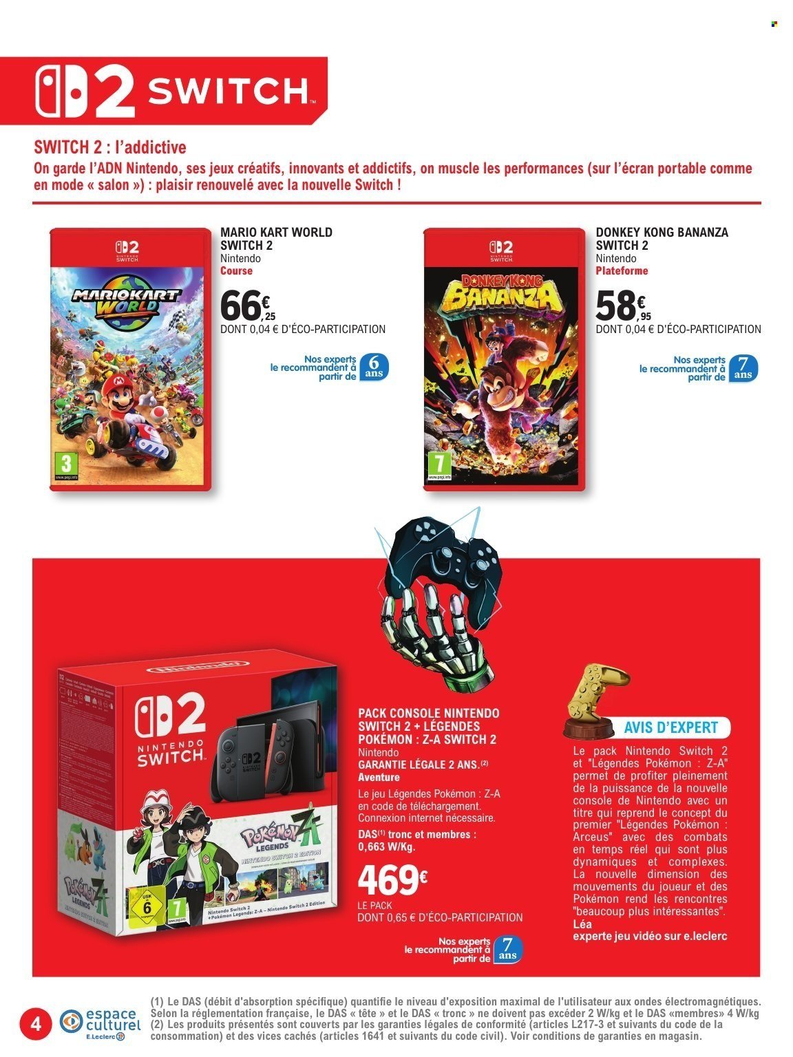 Catalogue E.LECLERC - GUIDE JEU VIDEO (2025-10-21 - 2025-11-08)