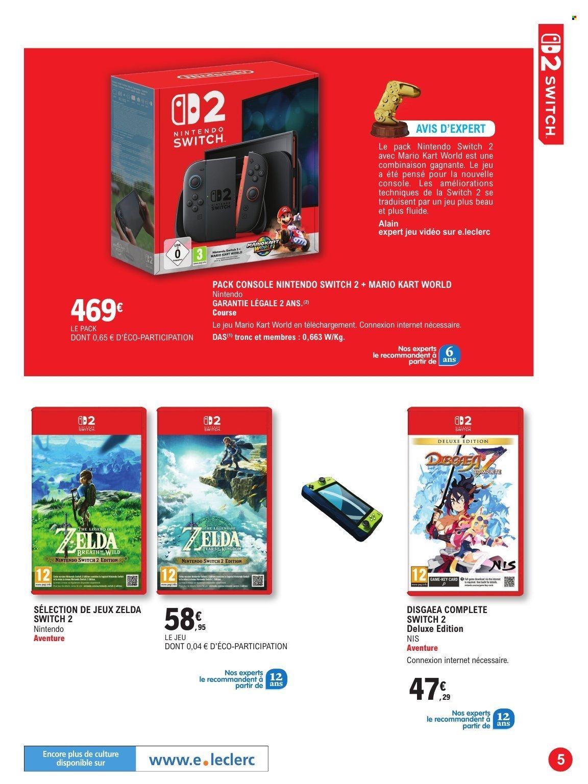 Catalogue E.LECLERC - GUIDE JEU VIDEO (2025-10-21 - 2025-11-08)