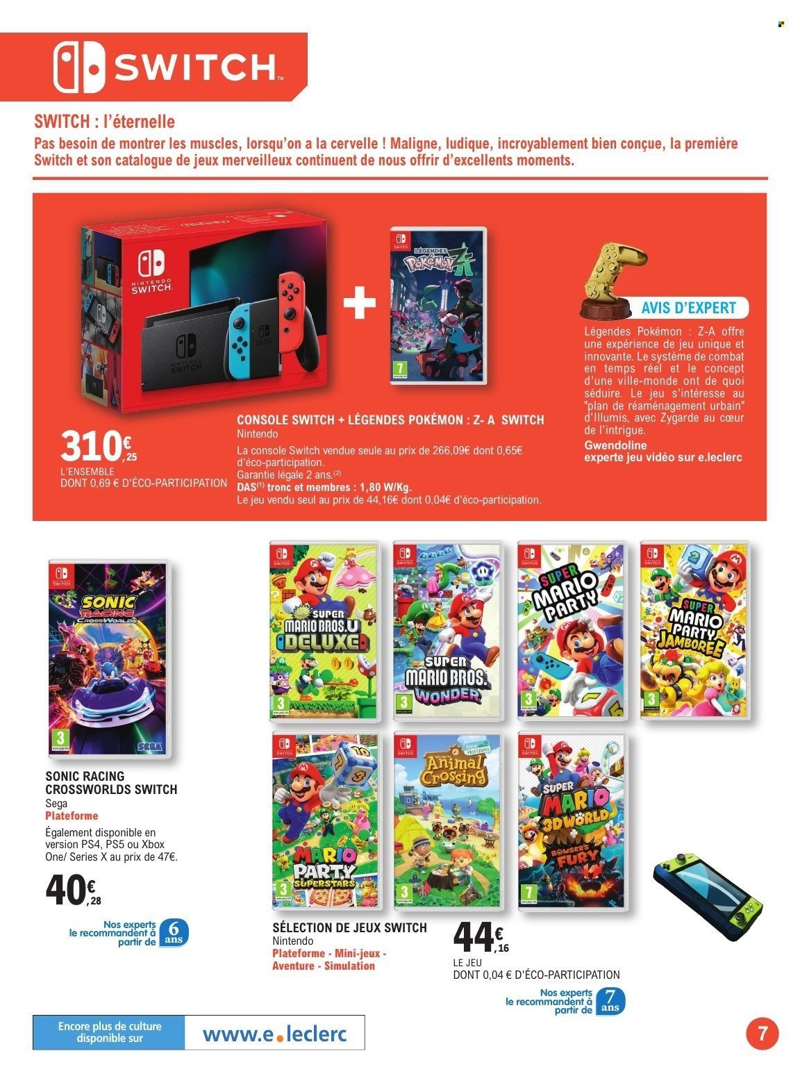 Catalogue E.LECLERC - GUIDE JEU VIDEO (2025-10-21 - 2025-11-08)