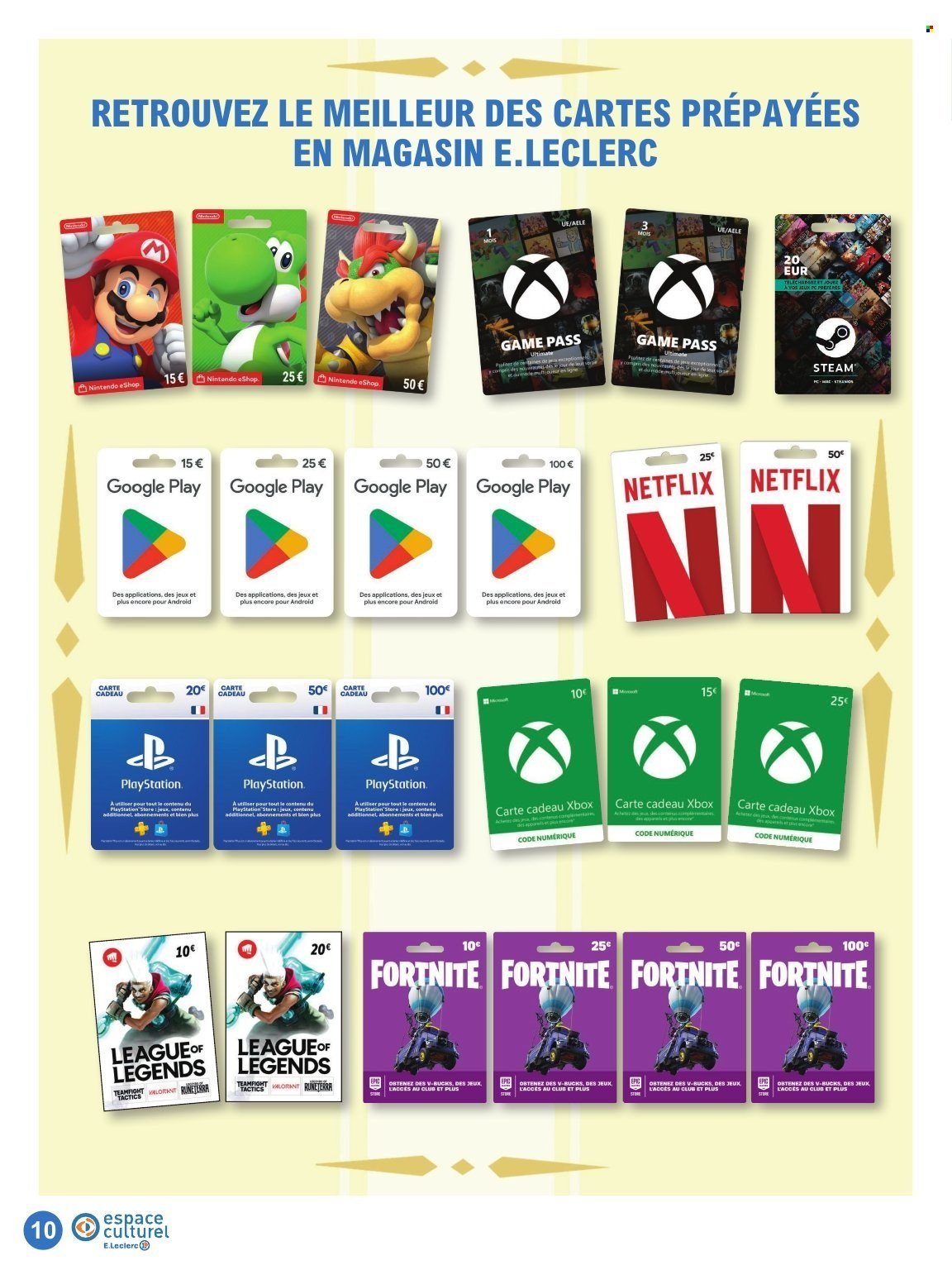 Catalogue E.LECLERC - GUIDE JEU VIDEO (2025-10-21 - 2025-11-08)