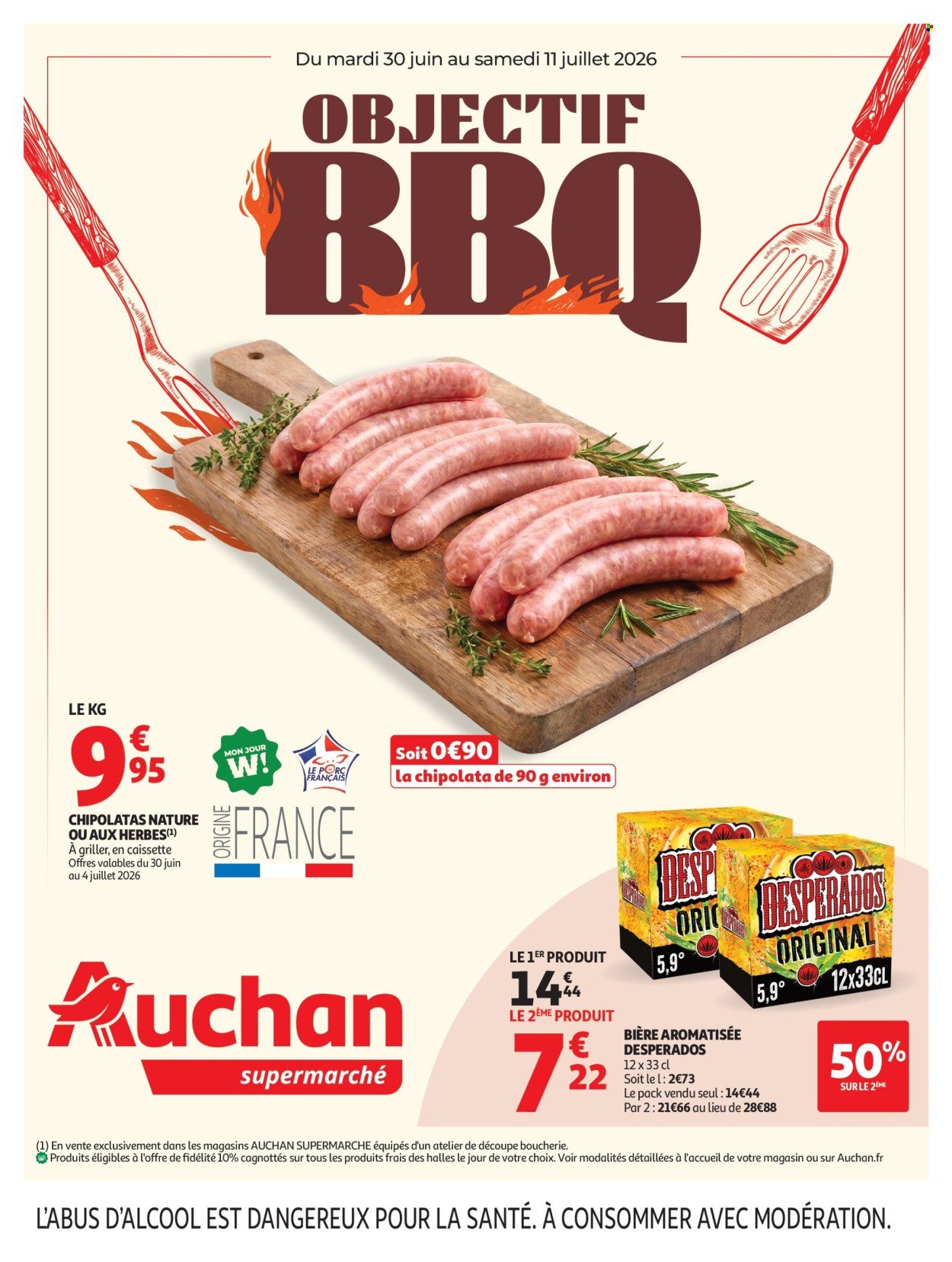 Catalogue AUCHAN - Barbecue, promos supers