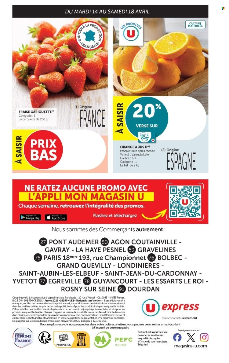Catalogue U EXPRESS - Les prix bas de la semaine