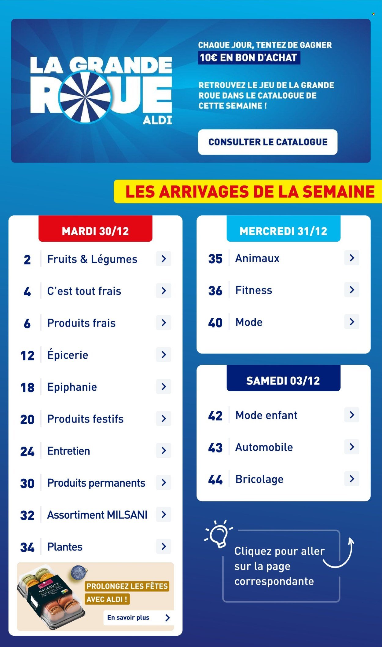 Catalogue ALDI - Prolonges les fêtes avec Aldi! (2025-12-30 - 2026-01-05)