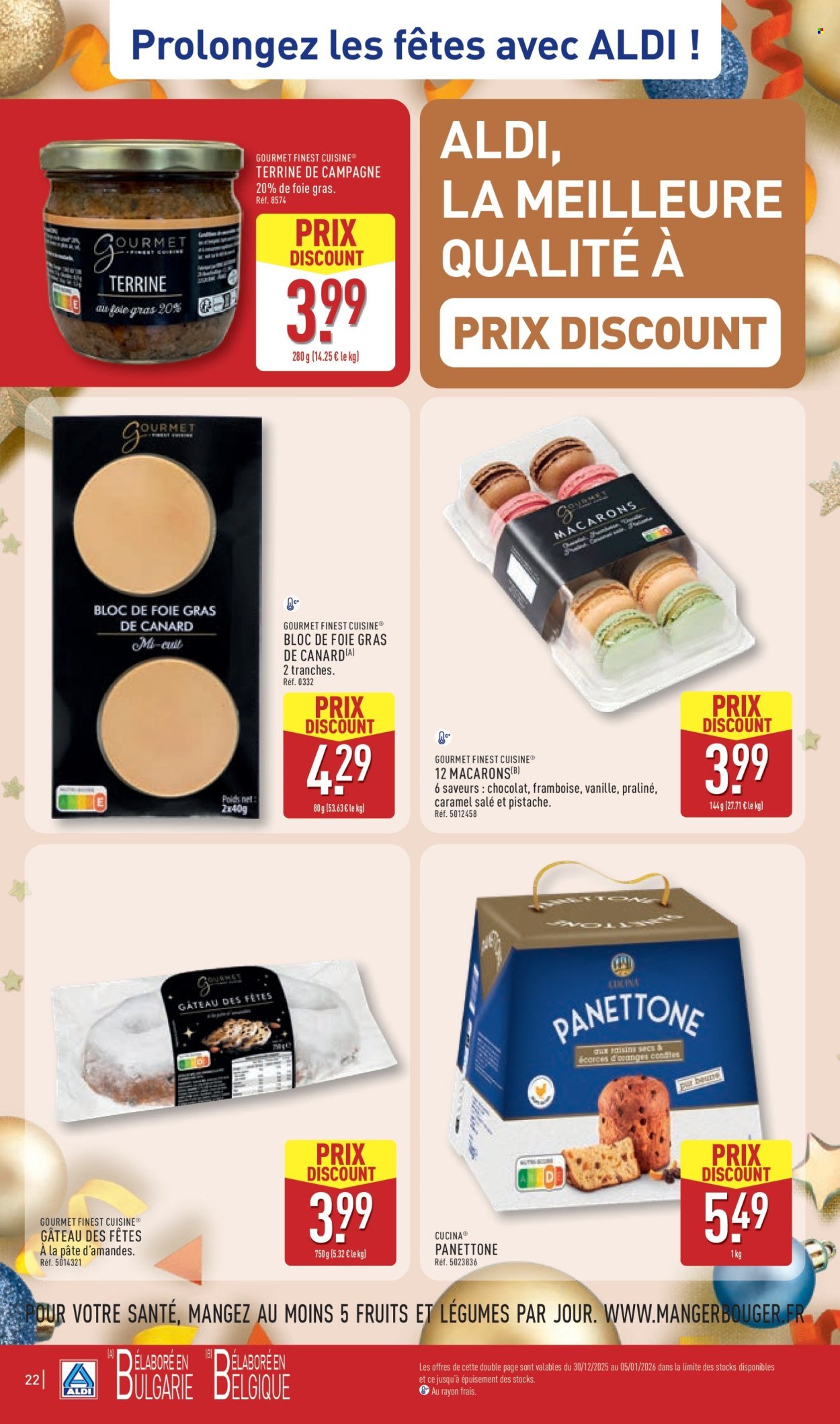 Catalogue ALDI - Prolonges les fêtes avec Aldi! (2025-12-30 - 2026-01-05)