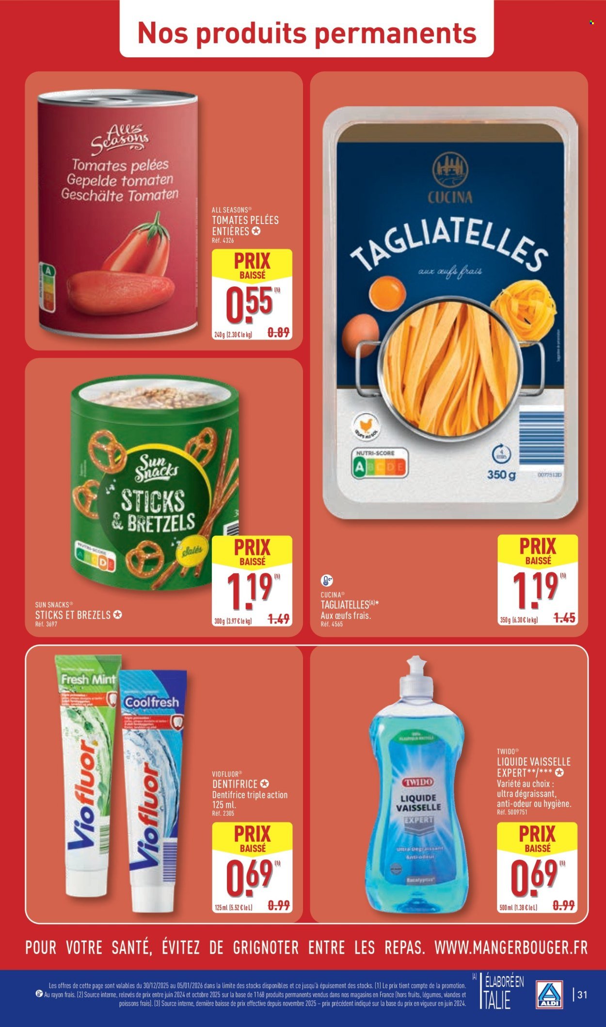 Catalogue ALDI - Prolonges les fêtes avec Aldi! (2025-12-30 - 2026-01-05)