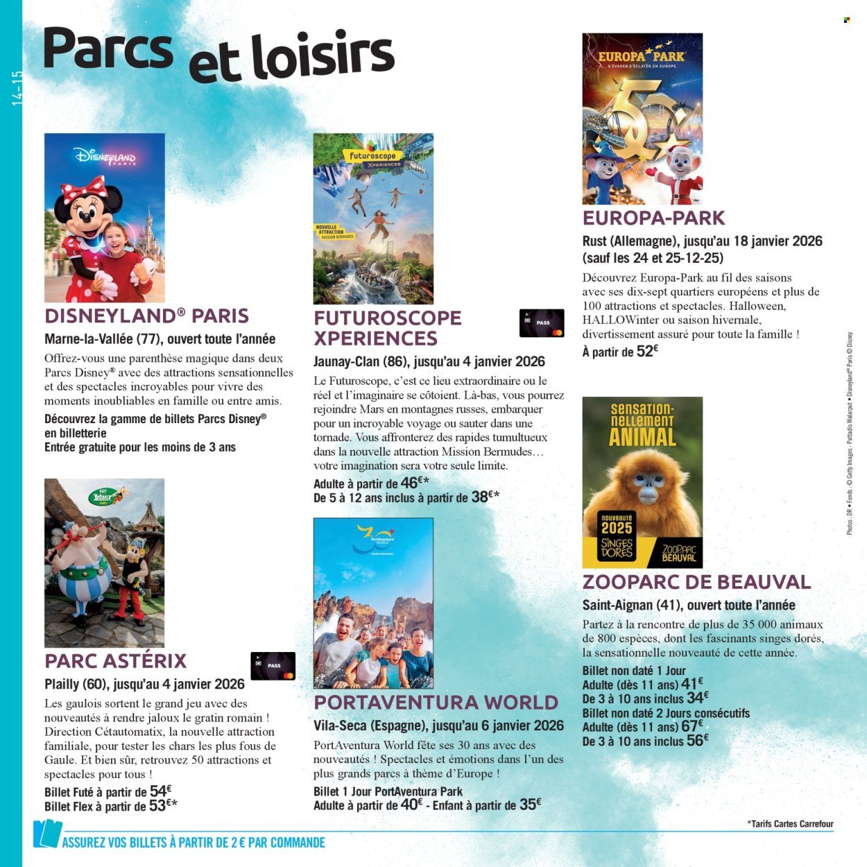 Catalogue CARREFOUR - LE BOOK DE VOS SORTIES (2025-10-01 - 2026-03-08)