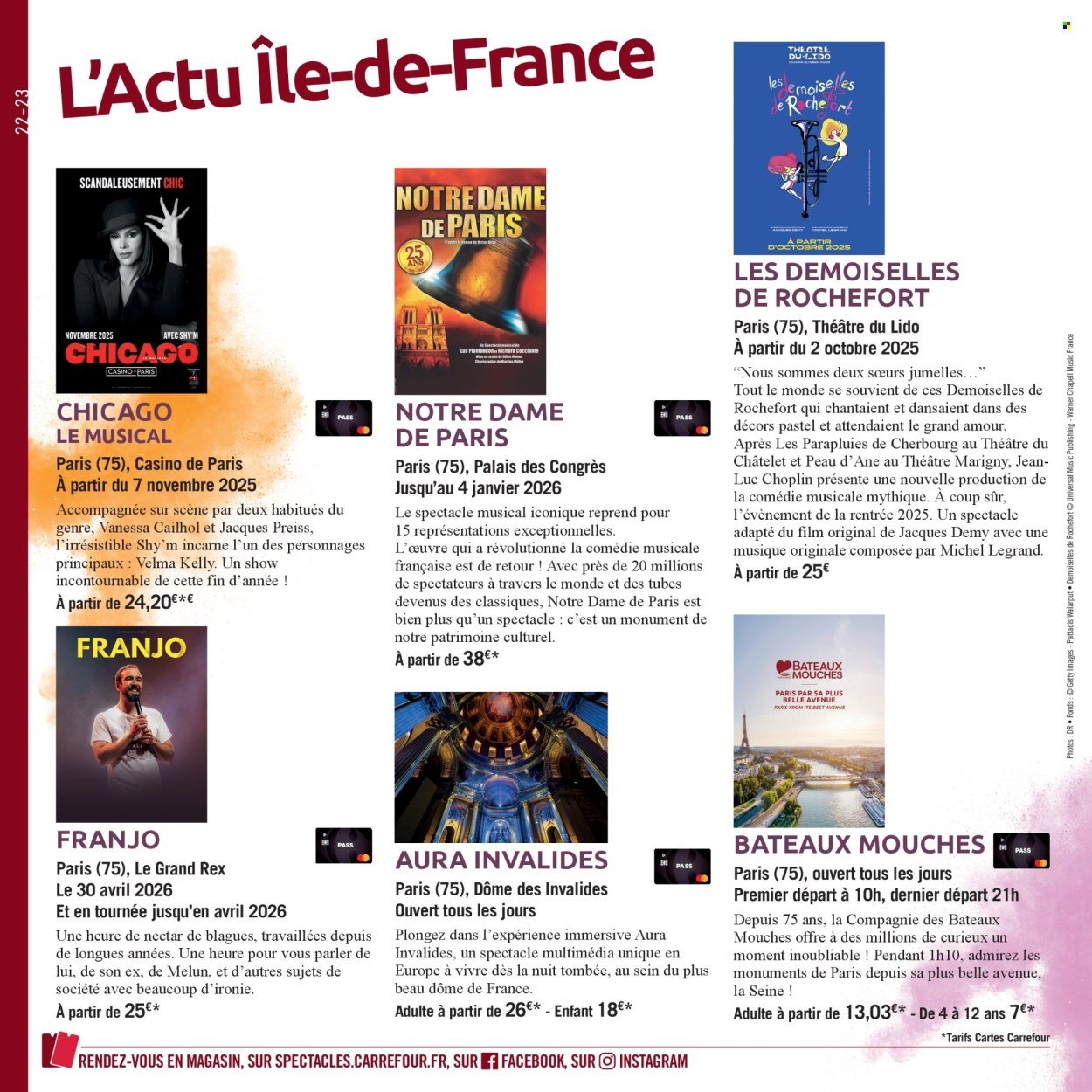 Catalogue CARREFOUR - LE BOOK DE VOS SORTIES (2025-10-01 - 2026-03-08)